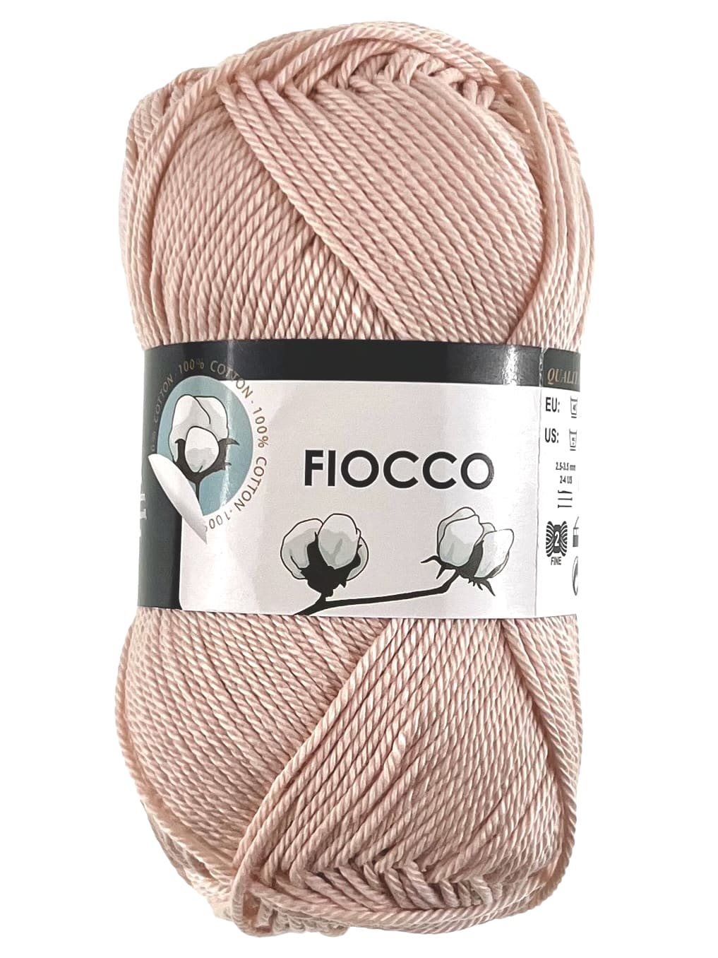 Fiocco Baumwollgarn Beigebraun 7300_1166